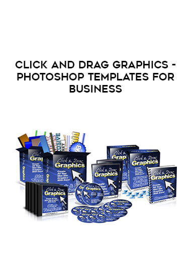 Click And Drag Graphics - Photoshop Templates For Business digital download