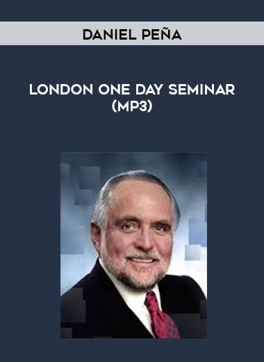 Daniel Peña - London One Day Seminar (MP3) digital download