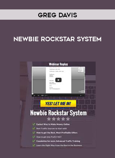 Greg Davis - Newbie Rockstar System digital download