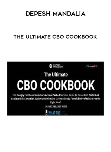 Depesh Mandalia - The Ultimate CBO Cookbook digital download