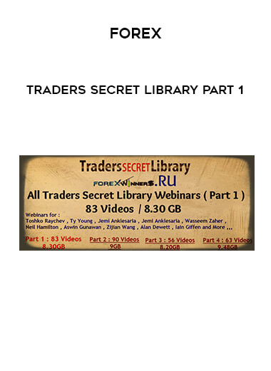 Forex - Traders Secret Library Part 1 digital download