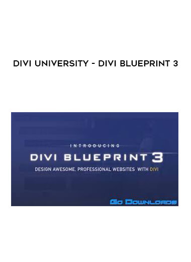 Divi University - Divi Blueprint 3 digital download