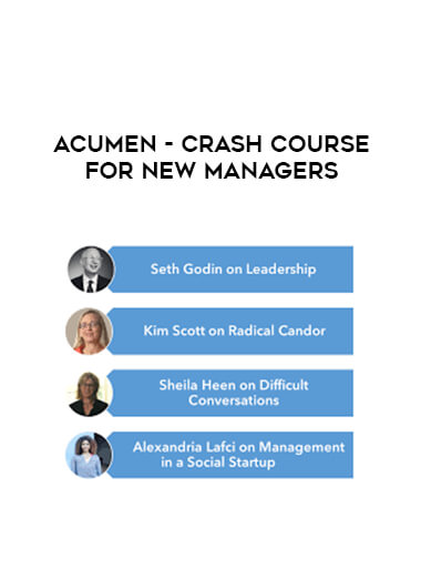 Acumen - Crash Course for New Managers digital download