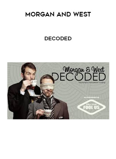 Morgan and West - Decoded digital download