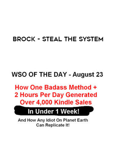 Brock - STEAL The System digital download