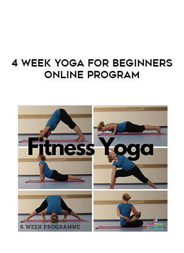 4 Week Yoga for Beginners Online Program digital download