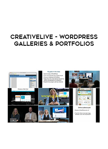 CreativeLive - WordPress Galleries & Portfolios digital download