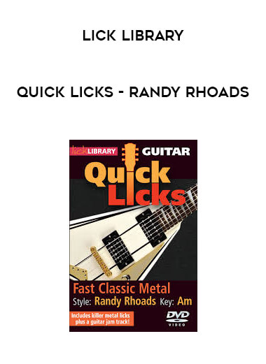 Lick Library - Quick Licks - Randy Rhoads digital download