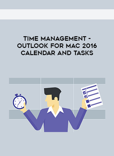 Time Management - Outlook for Mac 2016 Calendar and Tasks digital download