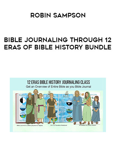 Robin Sampson - Bible Journaling through 12 Eras of Bible History Bundle digital download