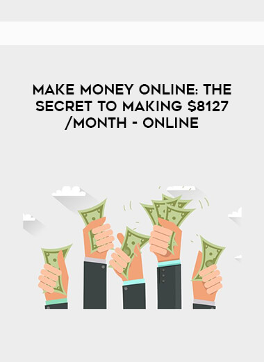 Make Money Online: The Secret To Making $8127/Month - Online digital download