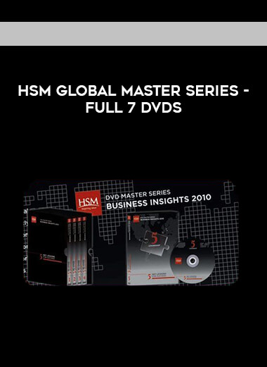 HSM Global Master Series - Full 7 DVDs digital download