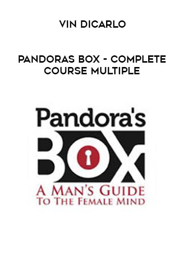 Vin DiCarlo - Pandoras Box - Complete Course Multiple digital download