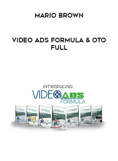 Mario Brown - Video Ads Formula & OTO FuLL digital download