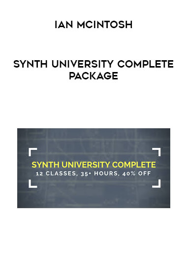 Ian McIntosh - Synth University Complete Package digital download