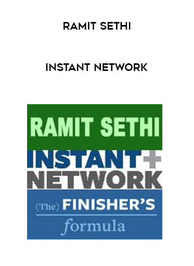 Ramit Sethi - Instant Network digital download