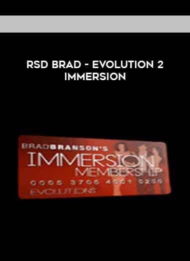 RSD Brad - Evolution 2 Immersion digital download