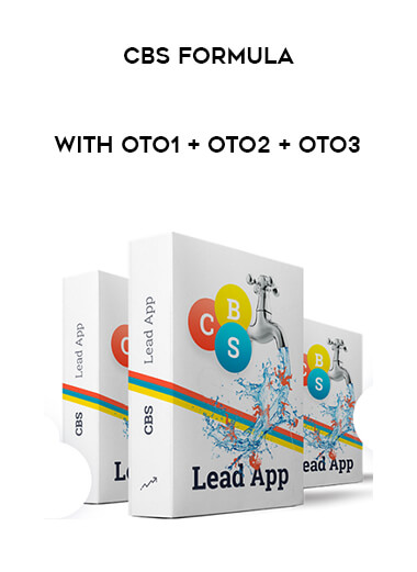 CBS Formula - With OTO1 + OTO2 + OTO3 digital download