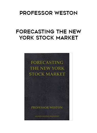 Professor Weston - Forecasting the New York Stock Market digital download