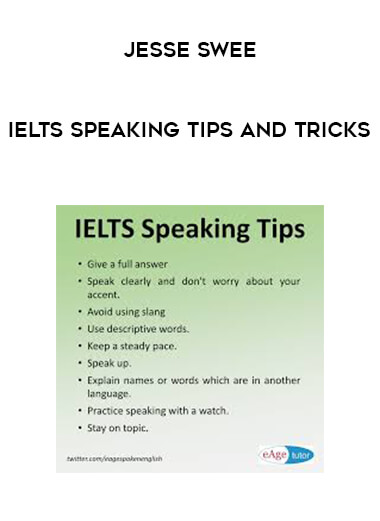 Jesse Swee - IELTS Speaking Tips and Tricks digital download