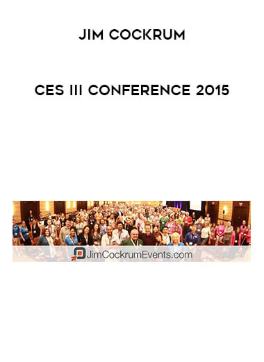Jim Cockrum - Ces III Conference 2015 digital download