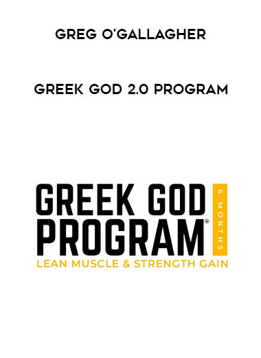 Greg O'Gallagher - Greek God 2.0 Program digital download