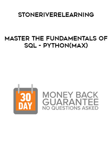Stoneriverelearning - Master the Fundamentals of SQL - Python(Max) digital download