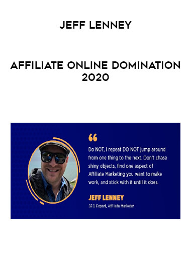 Jeff Lenney  - Affiliate Online Domination 2020 digital download