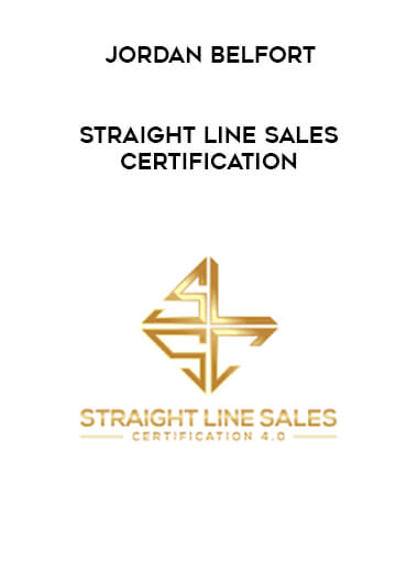 Jordan Belfort - Straight Line Sales Certification digital download