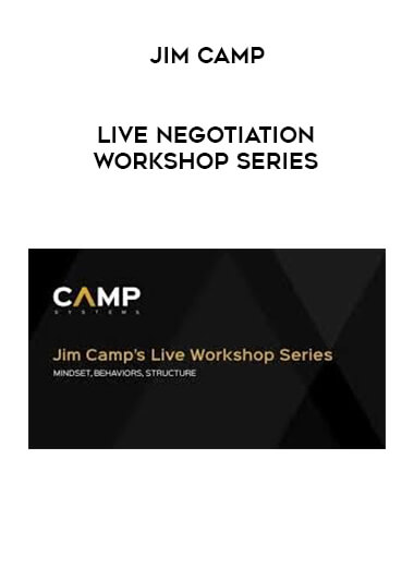 Jim Camp - Live Negotiation Workshop Series digital download