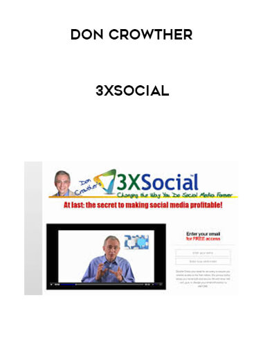 Don Crowther - 3XSocial digital download
