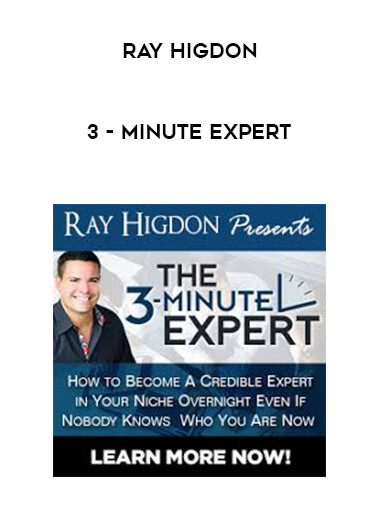 Ray Higdon - 3 - Minute Expert digital download