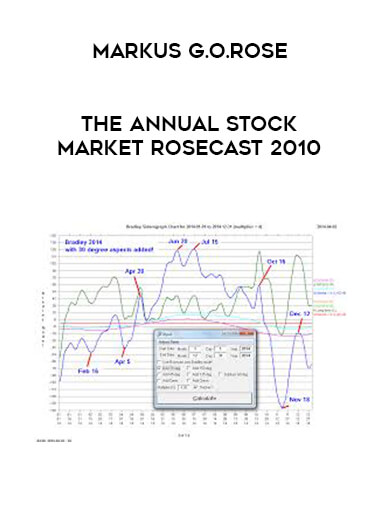 Markus G.O.Rose - The Annual Stock Market Rosecast 2010 digital download
