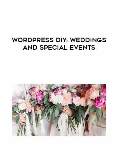 WordPress DIY: Weddings and Special Events digital download