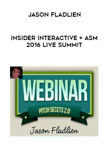 Jason Fladlien - Insider Interactive + ASM 2016 Live Summit digital download