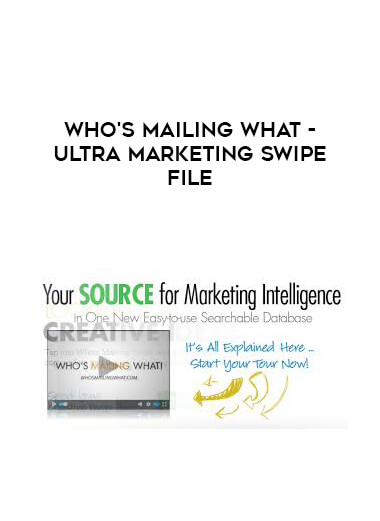 Who's Mailing What - Ultra Marketing Swipe File digital download