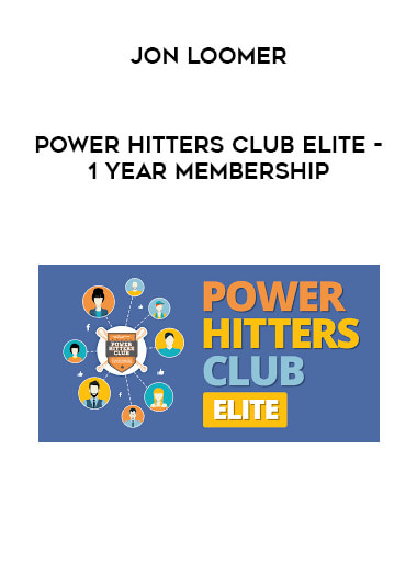 Jon Loomer - Power Hitters Club Elite - 1 Year Membership digital download