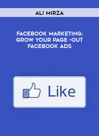 Ali Mirza - Facebook Marketing - Grow Your Page -out Facebook Ads digital download