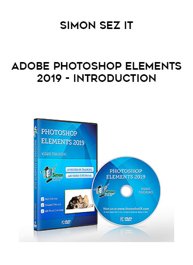 Simon Sez IT - Adobe Photoshop Elements 2019 - Introduction digital download