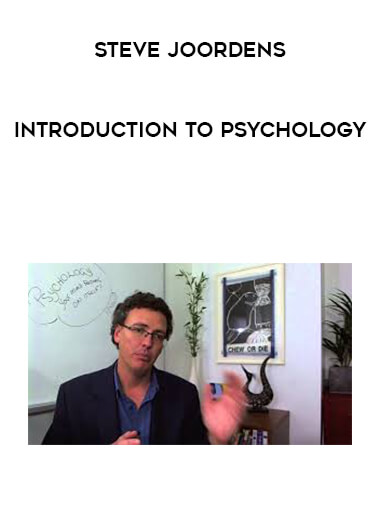 Steve Joordens - Introduction to Psychology digital download