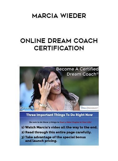 Marcia Wieder - Online Dream Coach Certification digital download