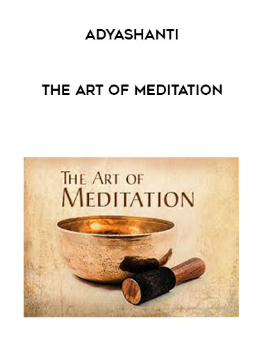 Adyashanti - The Art of Meditation digital download