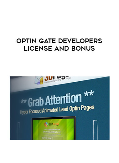 Optin Gate Developers License and BONUS digital download