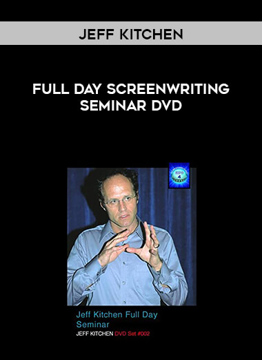 Jeff Kitchen - Full Day ScreenWriting Seminar DVD digital download