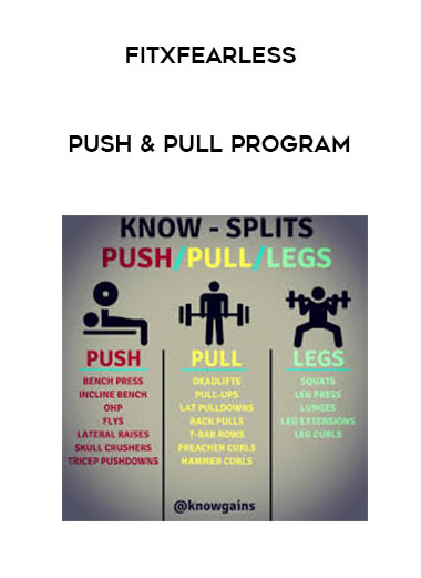 FITXFEARLESS - Push & Pull Program digital download