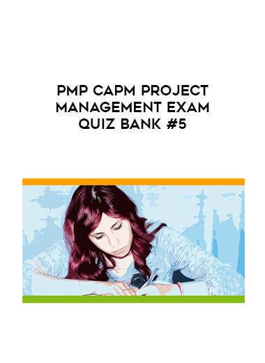 PMP CAPM Project Management Exam Quiz Bank #5 digital download