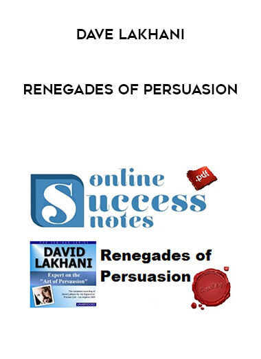 Dave Lakhani - Renegades of Persuasion digital download