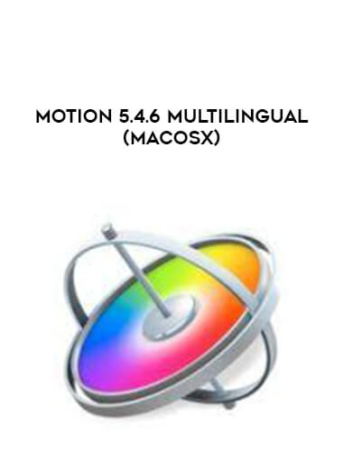 Motion 5.4.6 Multilingual (Mac OS X) digital download