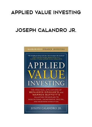 Joseph Calandro Jr. - Applied Value Investing digital download