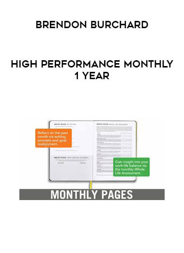 Brendon Burchard - High Performance Monthly - 1 Year digital download